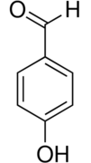 对羟基苯甲醛 CAS号 123-08-0 结构式