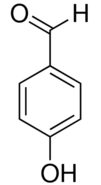 对羟基苯甲醛 CAS号 123-08-0 结构式