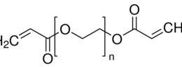 聚乙二醇二丙烯酸酯 CAS号 26570-48-9 结构式