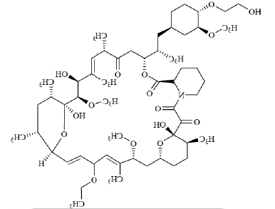 Structure of Everolimus EP Impurity F CAS 159351-69-66