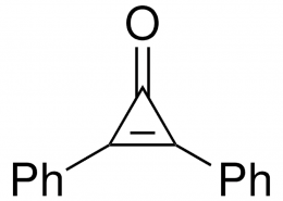 二苯基环丙烯酮 CAS号 886-38-4 结构式