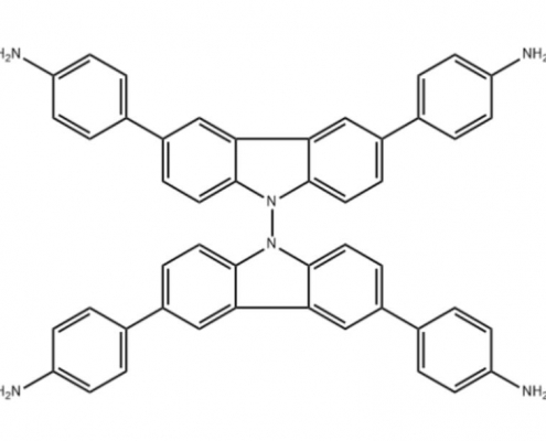 3,3',6,6'-四(4-氨基苯基)联咔唑 CAS 2559708-42-6-结构式